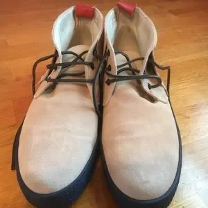 Del Toro chukka boots in tan suede. Tasseled. Size 13 US. Authentic. Worn 3x. grande_del-toro-cognac-suede-  main image 4